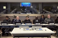 El ministro consejero Nguyen Hoang Nguyen habla en la cita (Fuente: VNA)