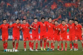 La selección nacional de fútbol de Vietnam (Fuente: VNA)