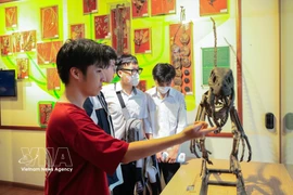 En el Museo de Historia Natural de Vietnam. (Fuente: VNA)