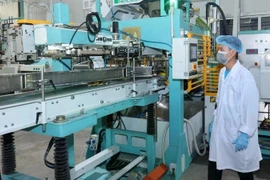 En una empresa de arroz en la provincia de Dong Thap. (Fuente: VNA)