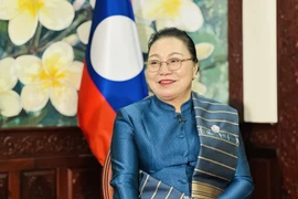 La embajadora de Laos en Vietnam, Khamphao Ernthavanh. (Fuente: VNA)