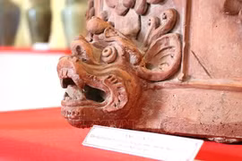 Una obra de la cerámica antigua de Quang Duc. (Fuente: VNA)