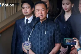 El primer ministro interino de Tailandia, Anutin Charnvirakul. (Fuente: The Nation)