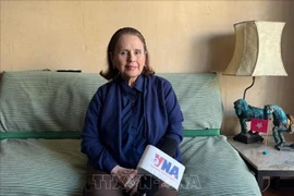 Poldi Sosa, presidenta del Instituto de Cultura Argentina-Vietnam. (Fuente: VNA)