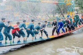 Turistas en el delta del Mekong. (Fuente: qdnd.vn)