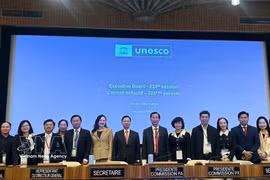Delegados vietnamitas en el evento. (Fuente: VNA)