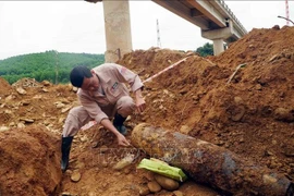 Detectan bomba de 118 kg en provincia vietnamita de Quang Binh. (Fuente: VNA)