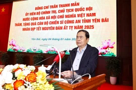 El presidente de la Asamblea Nacional de Vietnam, Tran Thanh Man. (Fuente: VNA)