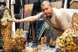 El artista Le Huu Hieu. (Fuente: sggp.org.vn)