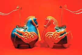 El “caballo de flor de albaricoque”, símbolo del arte vietnamita contemporáneo. (Fuente: nhandan.vn)