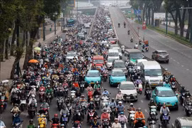 Aproximadamente el 50% de los autobuses de Ciudad Ho Chi Minh utilizan ahora energía limpia. (Fuente: VNA)