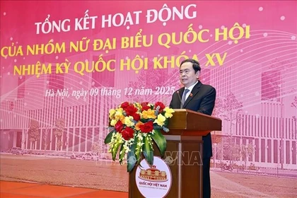El presidente de la Asamblea Nacional de Vietnam, Tran Thanh Man. (Foto: VNA)