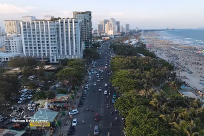 Localidad vietnamita de Vung Tau mantiene firme su rumbo de turismo limpio de ASEAN (Foto: VNA)
