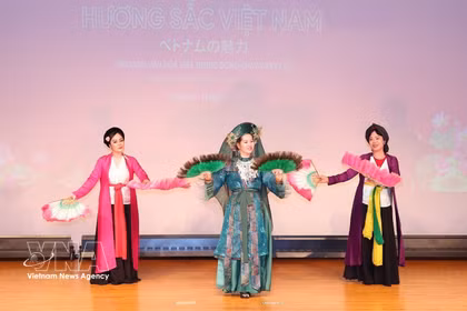 Programa de intercambio artístico refuerza lazos culturales entre Vietnam y Japón (Foto: VNA)