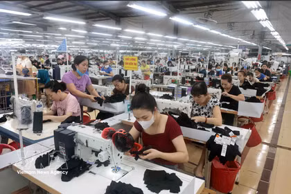 La empresa de confecciones TNG Thai Nguyen crea empleos para 20 mil trabajadores. (Foto: VNA)