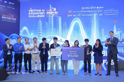 La edición 2026 de las "Soluciones de Innovación de Vietnam" (Viet Nam AI Innovation Challenge – VAIC 2026). (Foto: VNA)