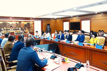 Vietnam y la UE impulsan gobernanza económica y reforma financiera pública (Foto: mof.gov.vn)