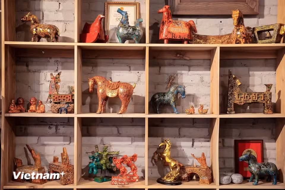 El objetivo del artista con esta colección es narrar la historia y el legado cultural de Vietnam tanto a visitantes nacionales como foráneos. (Fuente: Vietnam+)