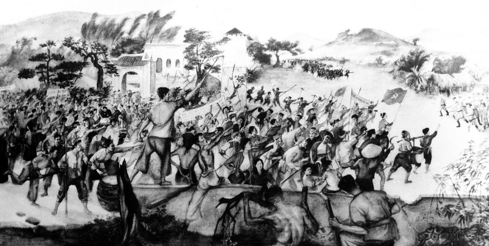 El movimiento revolucionario de lucha durante el período 1930-1931, cuyo punto culminante fue el Soviet Nghe-Tinh, estalló como el primer gran ensayo general de la revolución vietnamita bajo el liderazgo del Partido de la clase obrera, convirtiéndose en un hito glorioso de la historia revolucionaria de Vietnam. Foto: VNA
