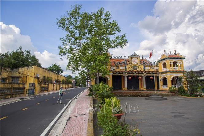 La Casa Comunal de Hiep Ninh, sitio histórico nacional, es uno de los símbolos antiguos del barrio de Tan Ninh. Foto: VNA