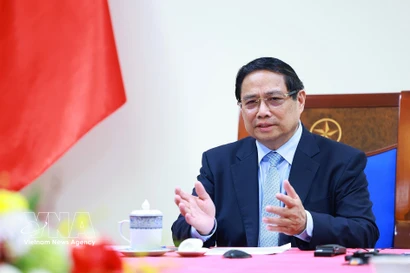El primer ministro Pham Minh Chinh. (Foto: VNA)