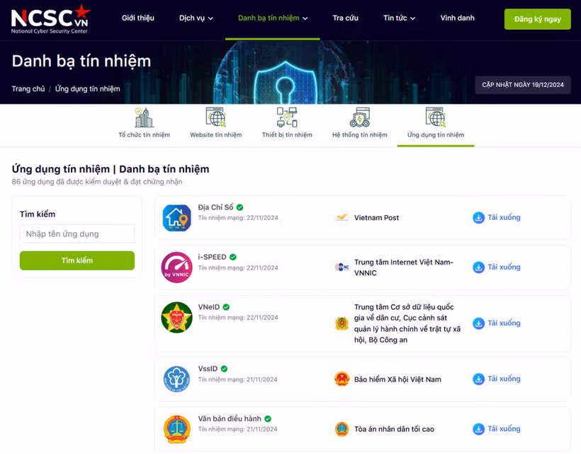 "Aplicaciones oficiales del Gobierno" es el resultado de la cooperación de las partes para ayudar a las personas a identificar aplicaciones confiables de agencias de gestión. 