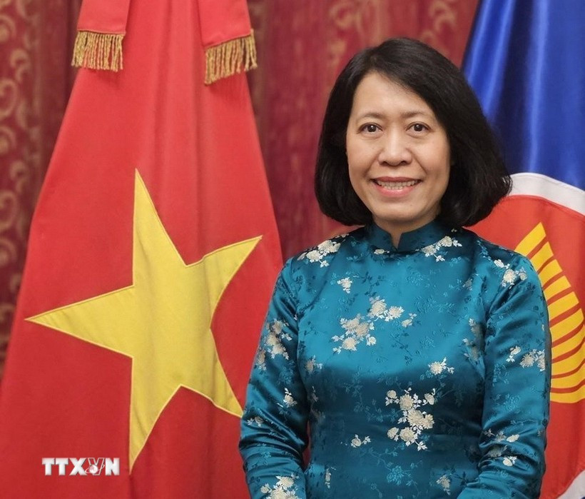 La embajadora de Vietnam en Argentina, concurrente en Paraguay y Uruguay, Ngo Minh Nguyet. (Foto: VNA)