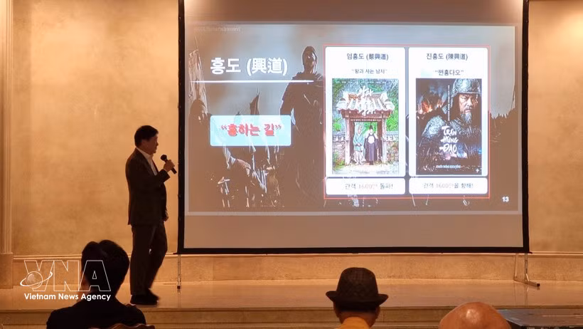 El director y productor ejecutivo Shin Chang Seok en la cita. (Foto: VNA)