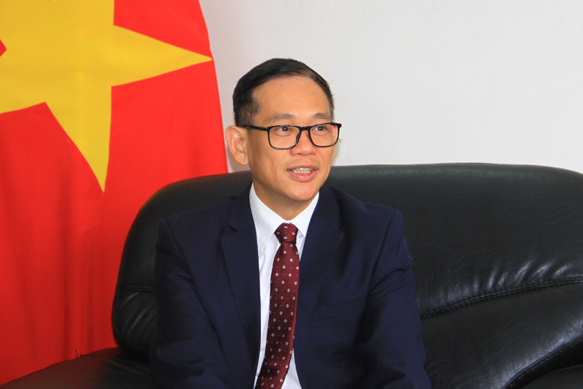 El embajador vietnamita en Argelia, concurrente en Senegal, Tran Quoc Khanh. (Foto: VNA)