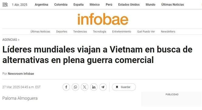 Captura de pantalla del artículo.