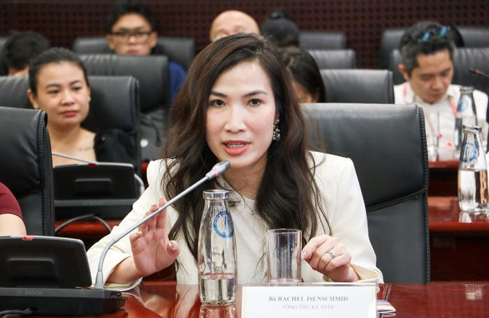 Rachel Isenschmid, secretaria general del Foro Económico Suiza-Vietnam. (Foto: baodautu.vn).