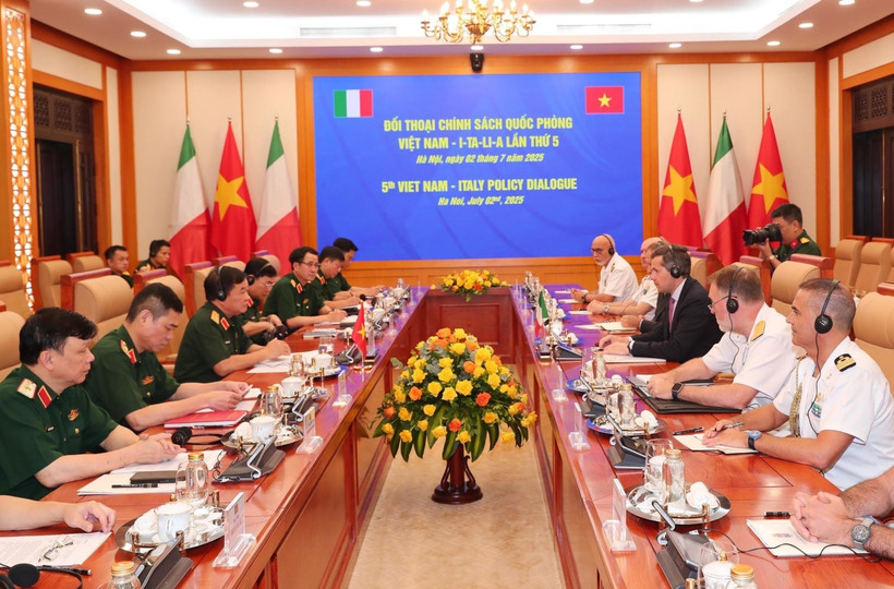 Panorama del quinto diálogo de Política de Defensa Vietnam-Italia (Foto: VNA)
