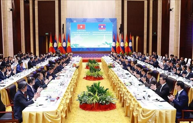 La 47 reunión del Comité Intergubernamental Vietnam-Laos (Fuente: VNA)