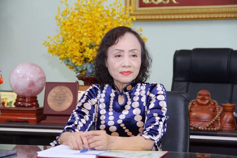 Tran Thi Loan, directora general de la compañía de alimentos Ha Nam Ninh. (Foto: diendandoanhnghiep.vn)
