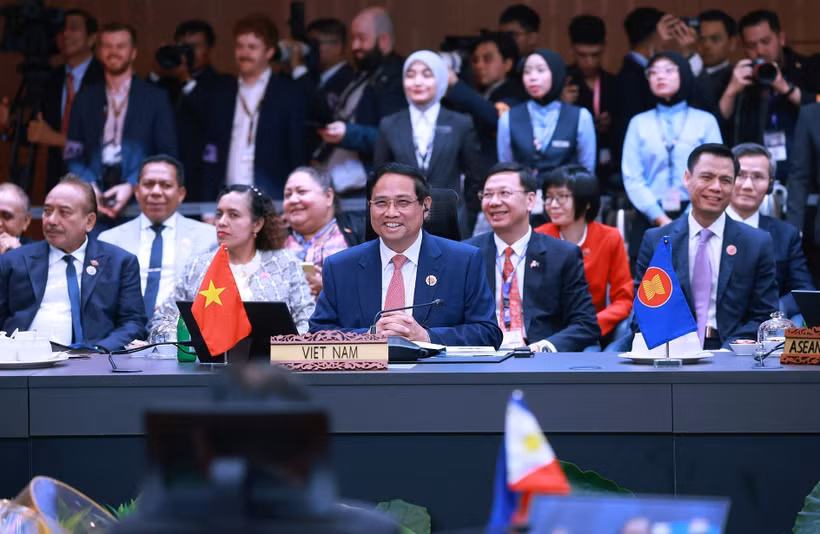 El primer ministro de Vietnam, Pham Minh Chinh, asiste a la cumbre conmemorativa del 50 aniversario de relaciones ASEAN-Nueva Zelanda (Foto: VNA)