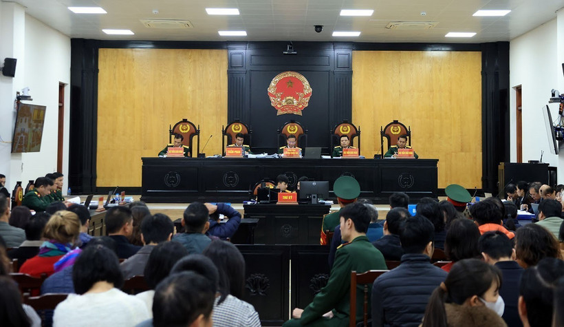 En el juicio de primera instancia relacionado con el caso del Grupo Phuc Son. (Foto: VNA)