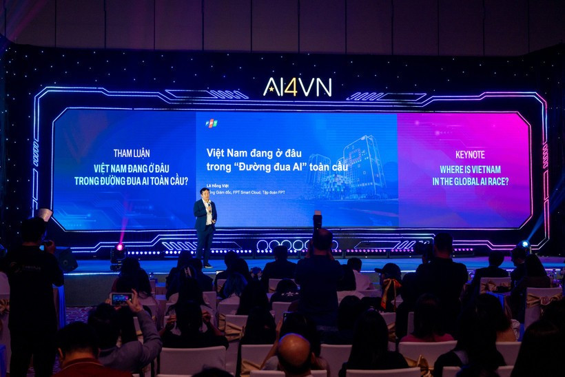Panorama del foro AI4VN 2025 (Foto: Vietnam+)