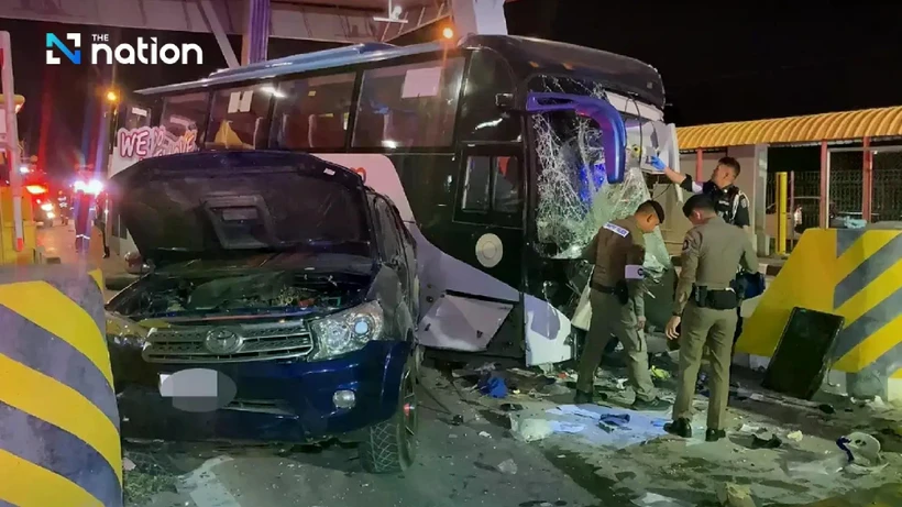 Escena del accidente (Fuente: nationthailand.com)