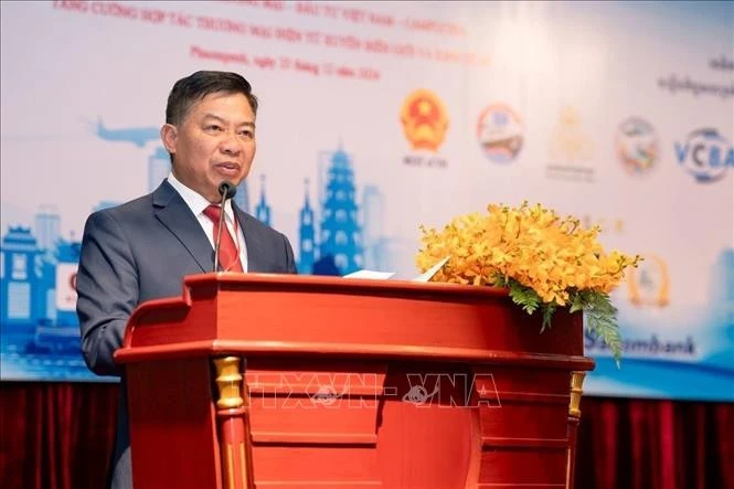 El embajador de Vietnam en Camboya, Nguyen Huy Tang, en el evento (Fuente: VNA)