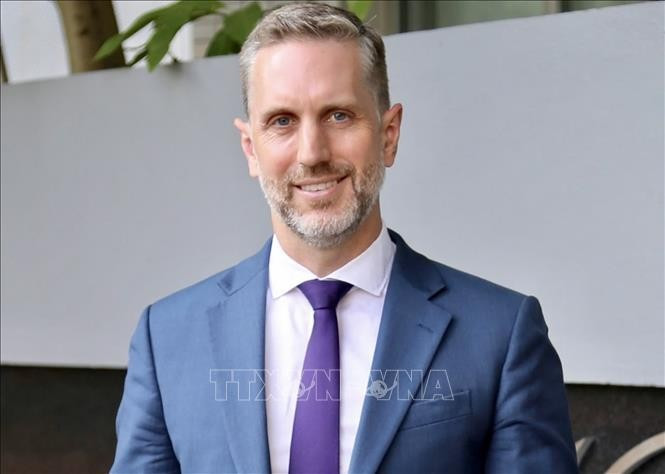 Matt Jackson, representante en jefe del Fondo de Población de las Naciones Unidas (UNFPA) en Vietnam (Fuente: VNA)