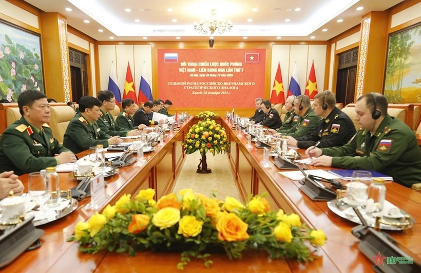 Panorama del VII Diálogo Estratégico de Defensa Vietnam - Rusia (Foto: qdnd.vn)