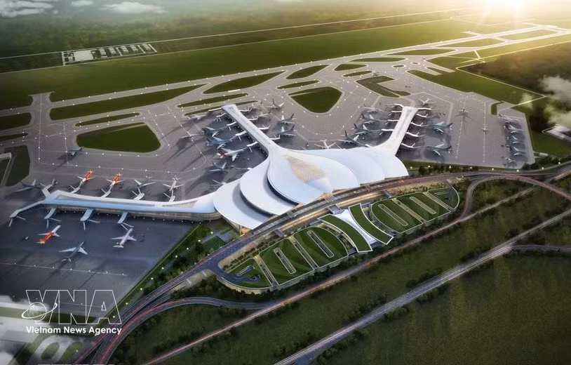 El aeropuerto de Long Thanh. (Foto: VNA)