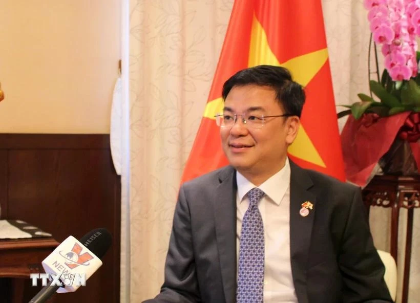 El embajador vietnamita en Japón, Pham Quang Hieu (Foto: VNA)