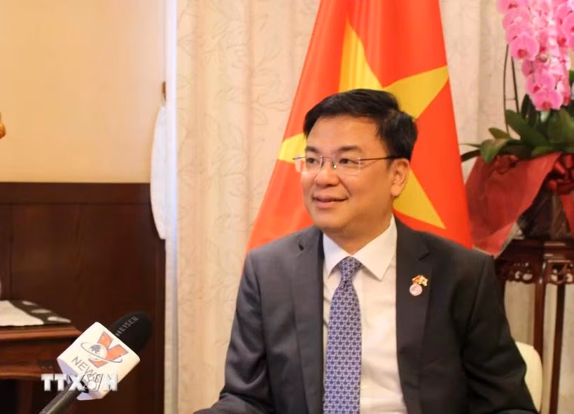 El embajador vietnamita en Japón, Pham Quang Hieu (Foto: VNA)
