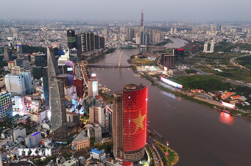 Ciudad Ho Chi Minh se está convirtiendo en un importante centro urbano y financiero del Sudeste Asiático. (Foto: VNA)
