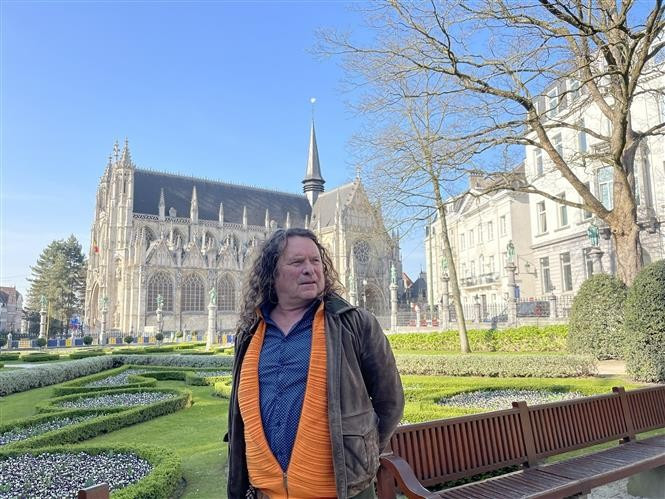 El periodista francés Alain Thomas. (Foto: VNA)