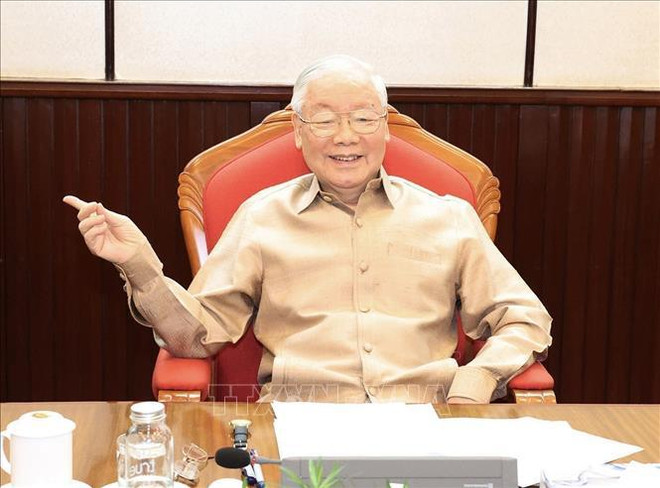 El secretario general del Partido Comunista de Vietnam, Nguyen Phu Trong (Fuente: VNA) uuid=3A2FB48D-0763-4E5F-969D-C5FDEBBCAF01&library=1&type=1&mode=1&loc=true&cap=true.jpg