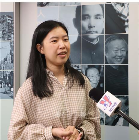 Sharon Zhang, asistente de edición del Centro de Crónicas de Hong Kong (Fuente: VNA) assdg.jpg