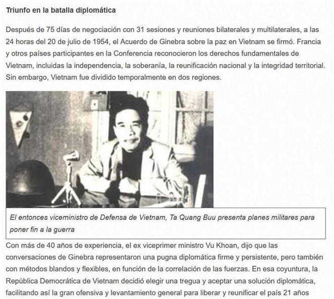 El artículo “Conferencia de Ginebra de 1954: Gloriosa victoria de la diplomacia vietnamita” vna_potal_truyen_thong_argentina_danh_gia_cao_y_nghia_cua_hiep_dinh_geneva_nam_1954_7490100.jpg