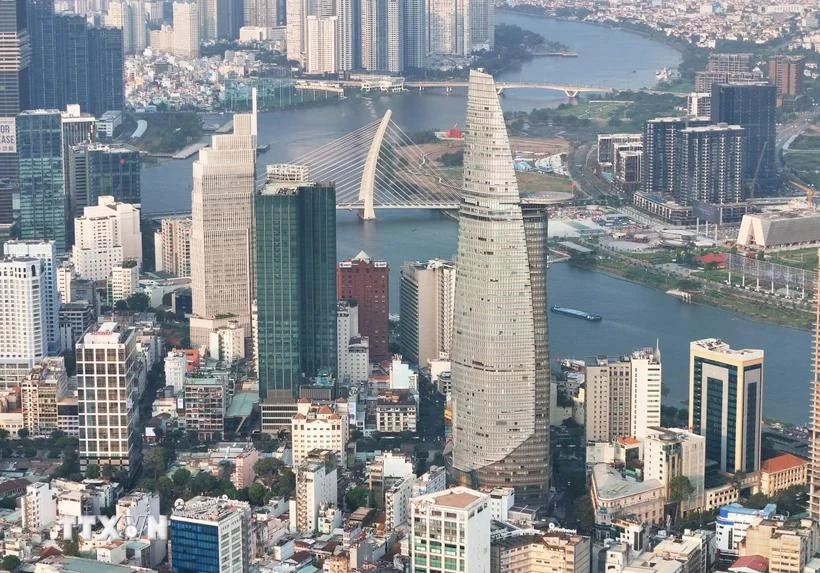 La torre financiera Bitexco, un símbolo de Ciudad Ho Chi Minh. (Fuente: VNA)